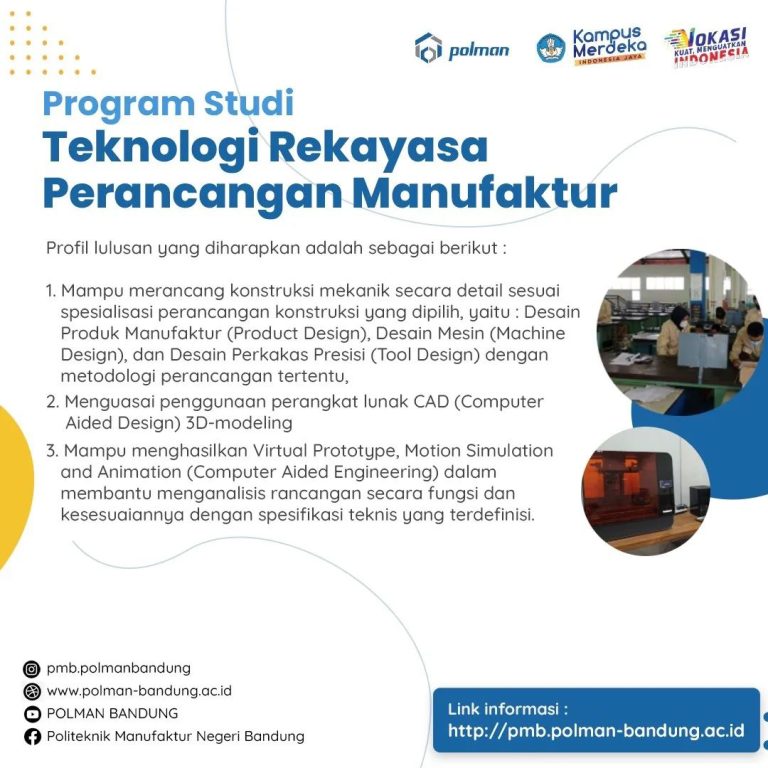 D4 Teknologi Rekayasa Perancangan Manufaktur – Jurusan Teknik ...